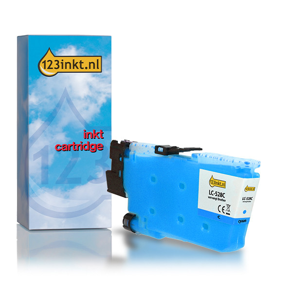 Η έκδοση 123ink αντικαθιστά το Μελάνι Brother LC-528C Extra High Capacity Cyan 051529 - 1