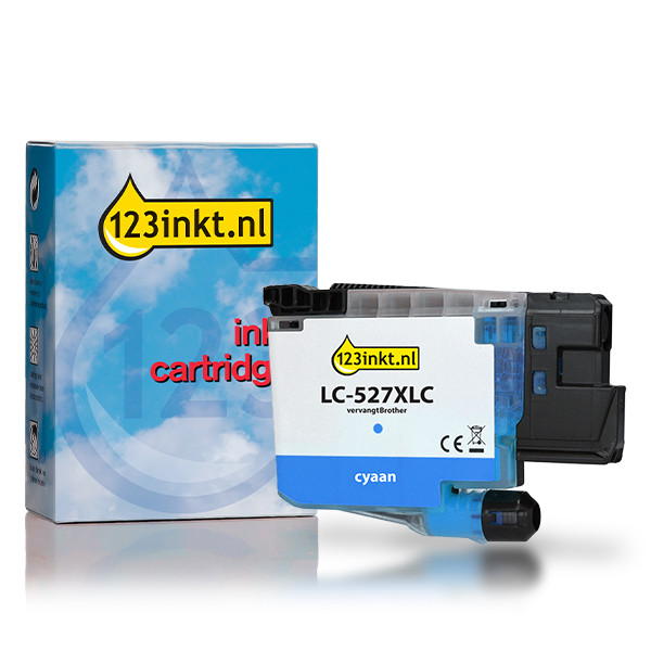 Η έκδοση 123ink αντικαθιστά το μελάνι Brother LC-527XLC High Capacity Cyan 051491 - 1