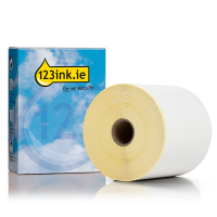 Η έκδοση 123ink αντικαθιστά το Brother BDE-1J000102-102 συνεχόμενο θερμικό ρολό χαρτιού, 102mm x 56,4m BDE-1J000102-102C 080849