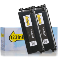 Η έκδοση 123ink αντικαθιστά το Brother TN-3280 High Capacity Black 2-pack TN3280TWINC 010077