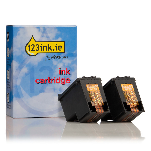 Η έκδοση 123ink αντικαθιστά το HP 302 (1VV49AE) Black 2-pack 1VV49AEC 132121 - 1