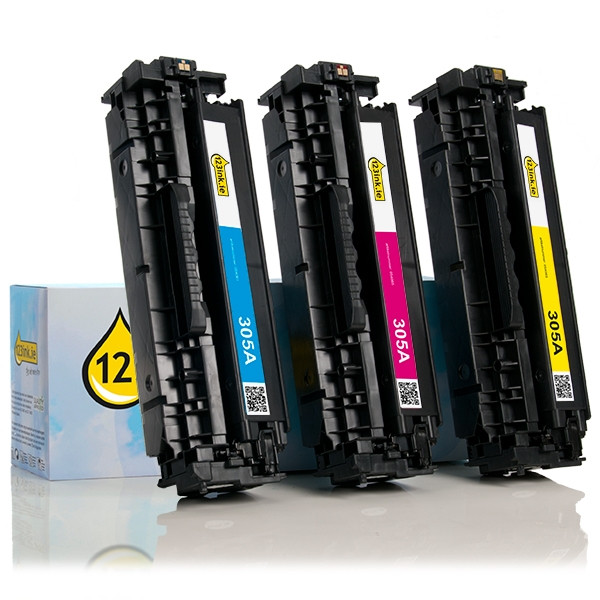 Η έκδοση 123ink αντικαθιστά το HP 305A (CF370AM) C/M/Y 3-pack CF370AMC 054767 - 1