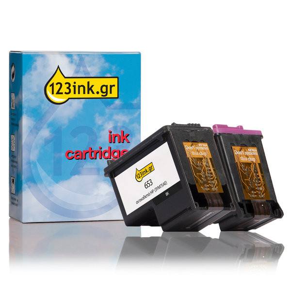 Η έκδοση 123ink αντικαθιστά το HP 653 Black & Colour 2-pack  160210 - 1