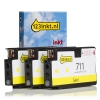 Η έκδοση 123ink αντικαθιστά το HP 711 (CZ136A) Yellow 3-pack 044209 - 1