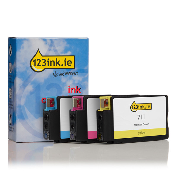 Η έκδοση 123ink αντικαθιστά το HP 711 (P2V32A) C/M/Y 3-pack P2V32AC 132150 - 1