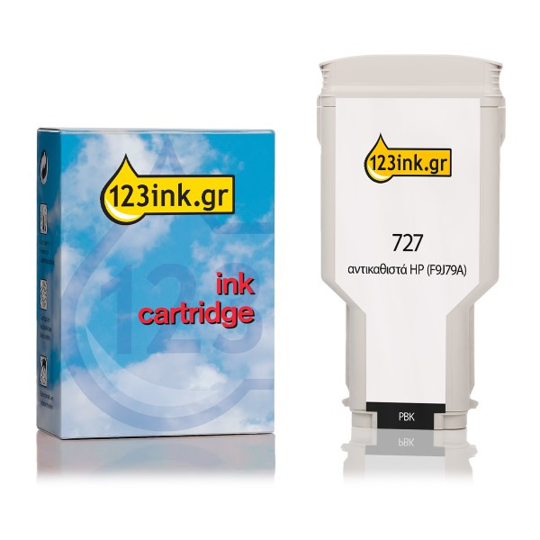 Η έκδοση 123ink αντικαθιστά το  HP 727 (F9J79A) Extra High Capacity Photo Black F9J79AC 044507 - 1