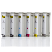 Η έκδοση 123ink αντικαθιστά το HP 72 MBK/PBK/C/M/Y/GY High Capacity 6-pack  160146