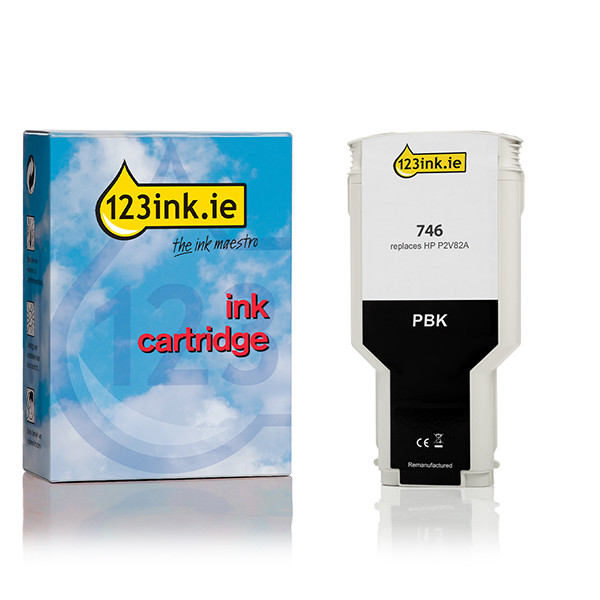 Η έκδοση 123ink αντικαθιστά το HP 746 (P2V82A) Photo Black P2V82AC 055345 - 1