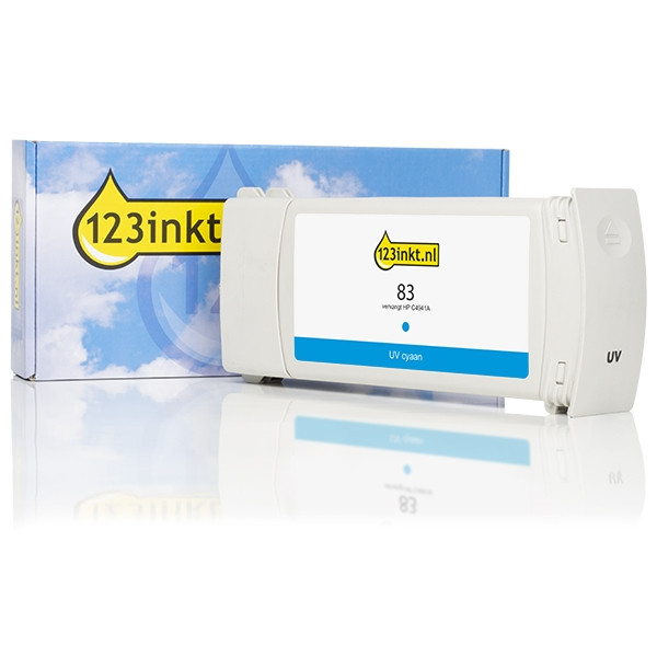 Η έκδοση 123ink αντικαθιστά το HP 83 (C4941A) Cyan UV C4941AC 031571 - 1