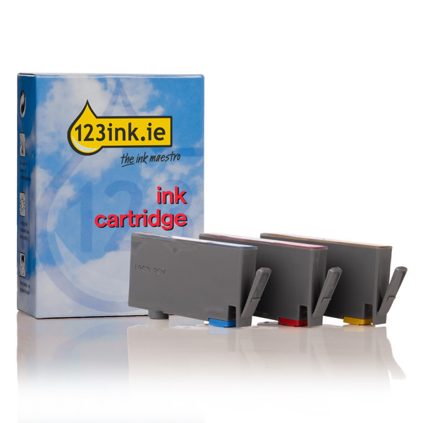 Η έκδοση 123ink αντικαθιστά το HP 903XL (1CC20AE) C/M/Y 3-pack 1CC20AEC 132181 - 1