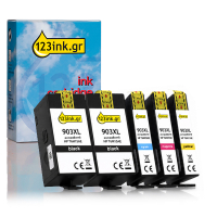 Η έκδοση 123ink αντικαθιστά το HP 903XL 2 Black + 3 Colours 5-pack 160741