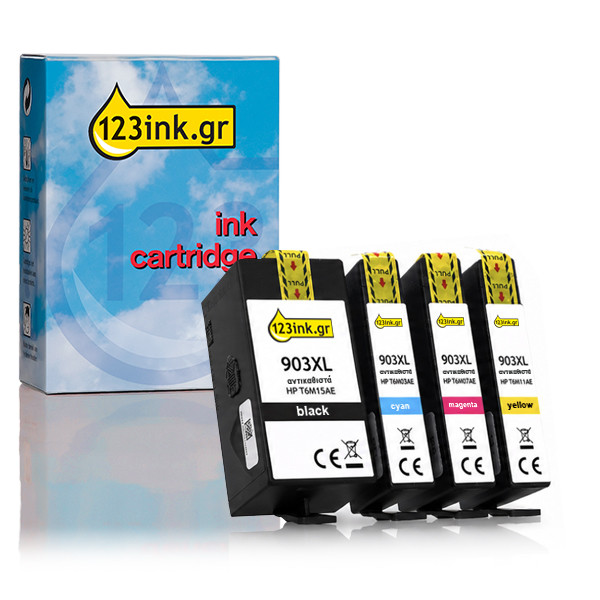 Η έκδοση 123ink αντικαθιστά το HP 903XL BK/C/M/Y 4-pack 093185 - 1