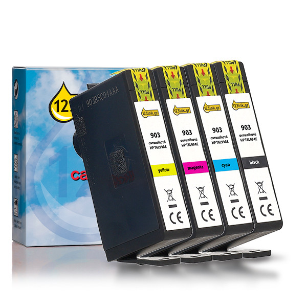 Η έκδοση 123ink αντικαθιστά το HP 903 BK/C/M/Y 4-pack 093184 - 1