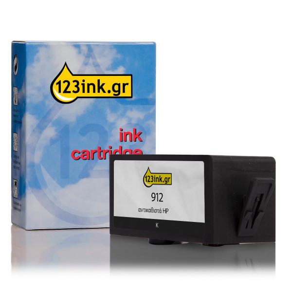 Η έκδοση 123ink αντικαθιστά το HP 912 (3YL80AE) Black 055415 - 1