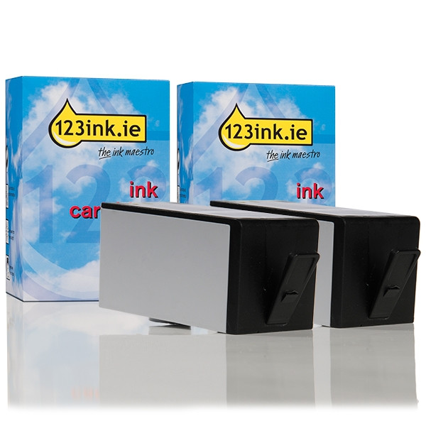 Η έκδοση 123ink αντικαθιστά το HP 920XL (D8J47AE) High Capacity Black 2-pack CD975AEC 160110 - 1