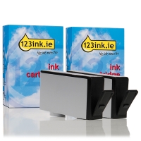 Η έκδοση 123ink αντικαθιστά το HP 920 (CD971AE) Black 2-pack CD971AEC 160108
