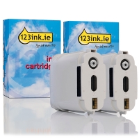 Η έκδοση 123ink αντικαθιστά το HP 940XL (D8J48AE) High Capacity Black 2-pack C4906AEC 160116