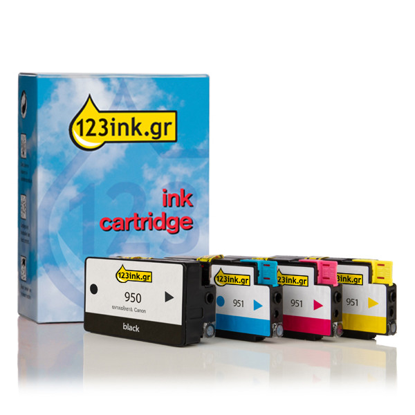 Η έκδοση 123ink αντικαθιστά το HP 950/951 (6ZC65AE) BK/C/M/Y 4-pack 6ZC65AEC 132174 - 1