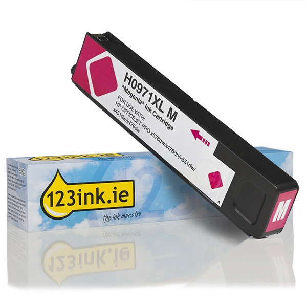 Η έκδοση 123ink αντικαθιστά το HP 971XL (CN627AE) High Capacity Magenta CN627AEC 044237 - 1