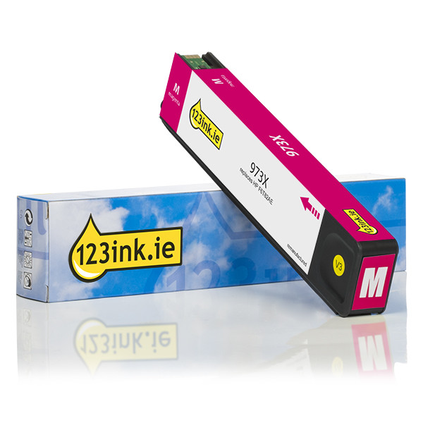 Η έκδοση 123ink αντικαθιστά το HP 973X (F6T82AE) High Capacity Magenta F6T82AEC 054919 - 1