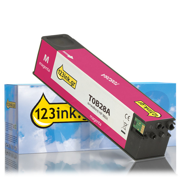 Η έκδοση 123ink αντικαθιστά το HP 982X (T0B28A) High Capacity Magenta T0B28AC 055205 - 1