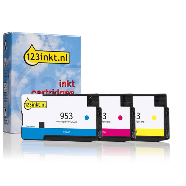 Η έκδοση 123ink αντικαθιστά το Mελάνι HP 953 (2X1H5AE) C/M/Y 3-pack 010099 - 1