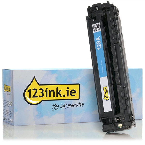 Η έκδοση 123ink αντικαθιστά το Toner HP 128A (CE321A) Cyan CE321AC 054013 - 1