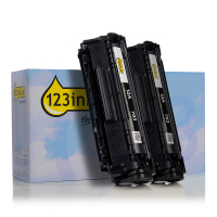 Η έκδοση 123ink αντικαθιστά το Toner HP 12AD (Q2612AD) Black 2-pack Q2612ADC 132159