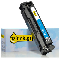 Η έκδοση 123ink αντικαθιστά το Toner HP 201X (CF401X) High Capacity Cyan