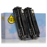 Η έκδοση 123ink αντικαθιστά το Toner HP 312X (CF380XD) High Capacity Black 2-pack CF380XDC 132171
