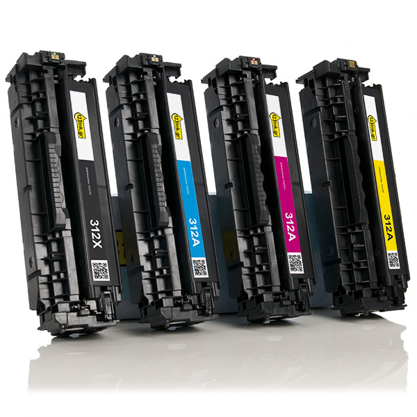 Η έκδοση 123ink αντικαθιστά το Toner HP 312X / 312A BK/C/M/Y 4-pack  130044 - 1
