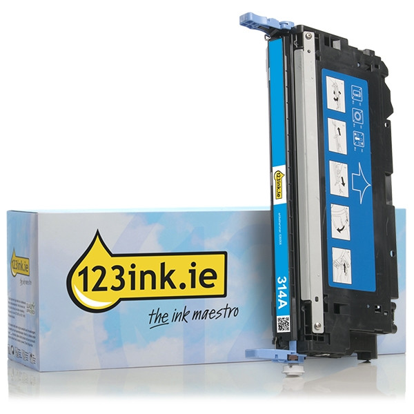 Η έκδοση 123ink αντικαθιστά το Toner HP 314A (Q7561A) Cyan Q7561AC 039566 - 1