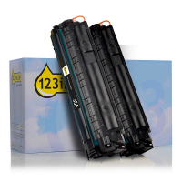 Η έκδοση 123ink αντικαθιστά το Toner HP 35AD (CB435AD) Black 2-pack CB435ADC 132122