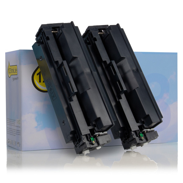 Η έκδοση 123ink αντικαθιστά το Toner HP 410X (CF410XD) High Capacity Black 2-pack CF410XDC 132179 - 1