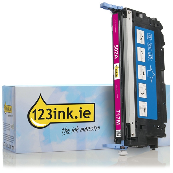 Η έκδοση 123ink αντικαθιστά το Toner HP 502A (Q6473A) Magenta Q6473AC 039596 - 1
