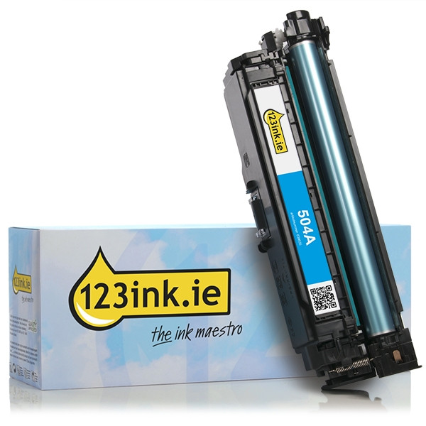 Η έκδοση 123ink αντικαθιστά το Toner HP 504A (CE251A) Cyan CE251AC 039835 - 1