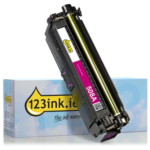 Η έκδοση 123ink αντικαθιστά το Toner HP 508A (CF363A) Magenta CF363AC 054851 - 1