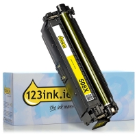 Η έκδοση 123ink αντικαθιστά το Toner HP 508X (CF362X) High Capacity Yellow CF362XC 054849