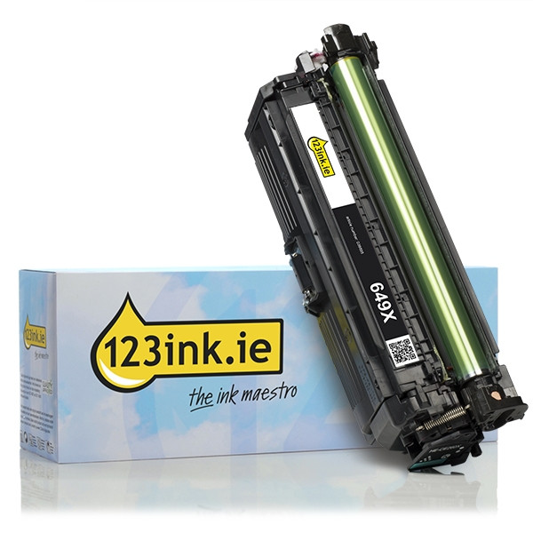 Η έκδοση 123ink αντικαθιστά το Toner HP 649X (CE260X) High Capacity Black CE260XC 039895 - 1