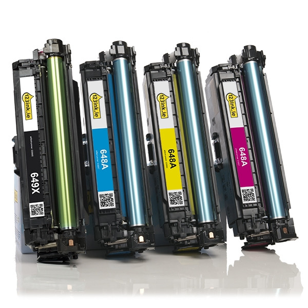Η έκδοση 123ink αντικαθιστά το Toner HP 649X / 648A BK/C/M/Y 4-pack  130021 - 1