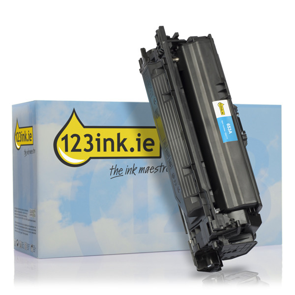 Η έκδοση 123ink αντικαθιστά το Toner HP 653A (CF321A) Cyan CF321AC 054777 - 1