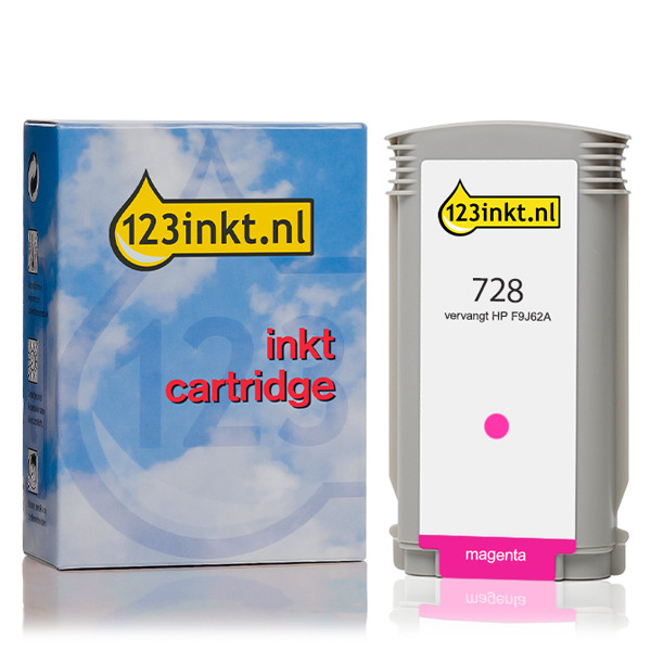 Η έκδοση 123ink αντικαθιστά το Toner HP 728 (F9J62A) Magenta F9J62AC 044487 - 1