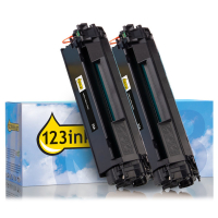 Η έκδοση 123ink αντικαθιστά το Toner HP 83A (CF283AD) 2-pack Black CF283ADC 132192