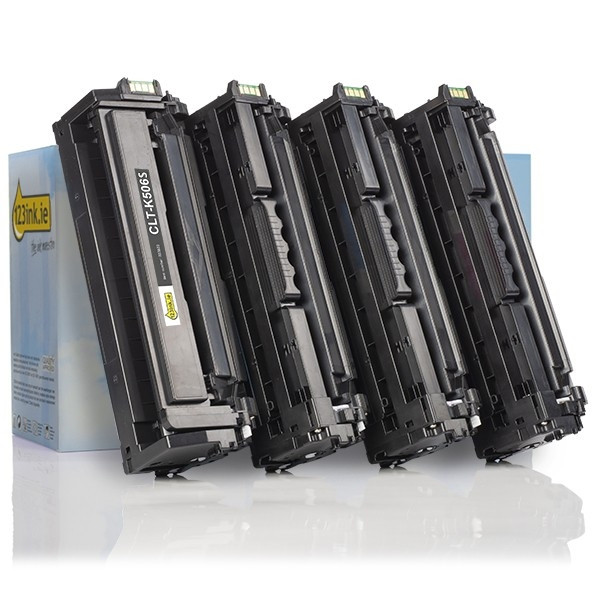 Η έκδοση 123ink αντικαθιστά το Toner Samsung CLT-K506S (SU180A) BK/C/M/Y 4-pack  130141 - 1