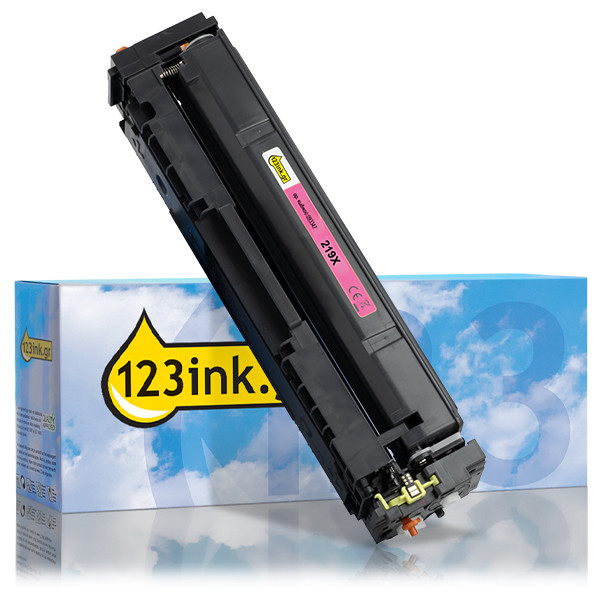 Η μάρκα 123ink αντικαθιστά το ματζέντα τόνερ υψηλής χωρητικότητας HP 219X (W2193X) W2193XC 093347 - 1