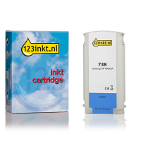 Η μάρκα 123inkt αντικαθιστά το δοχείο κυανού μελανιού HP 738 (498N5A) 093281