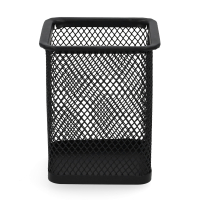 Θήκη για στυλό 123inkτετράγωνη με πλέγμα μαύρη 303084