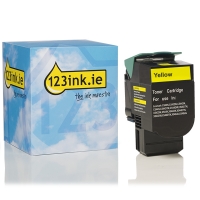 Κίτρινο Toner υψηλής χωρητικότητας Lexmark C540H1YG (123ink) C540H1YGC 037023