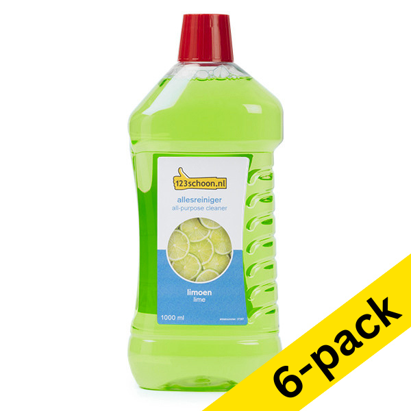 Καθαριστικό Γενικής Χρήσης Lime 123ink 1 λίτρο 6 τεμάχια  SDR06048 - 1