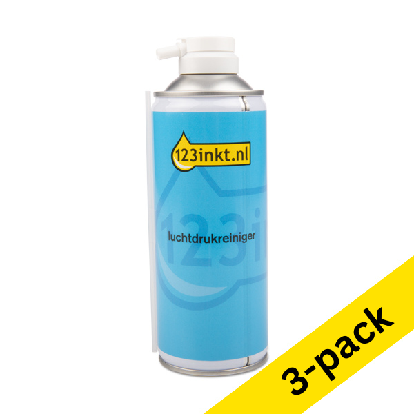 Καθαριστικό πίεσης αέρα 123ink, 400 ml (3-συσκευασία)  301584 - 1